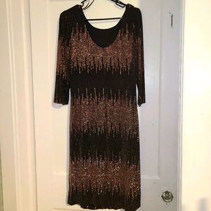 Glitter Dress Evening Attire